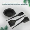4Pcs/Set Hairdressing Hair Color Dye Bowl Stirring Brush Hair Dye Tools  for Hair Coloring