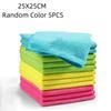 5 PCS Bamboo Fiber Dish Washing Cloths Super Absorbent Lint Free Streak Free Reusable Towels for Kitchen Household Daily Cleaning