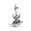 Nuovo Pendente Elefante in Argento 925 Accessori Gioielli Fai da Te Adatto per Bracciale Europeo Palloncino Cane Rana Orso Macchina Cane Topo