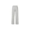Nike Solid Logo Print Fleece-Lined Straight-Leg Knit Sweatpants Men Bottoms Grey 623455-063