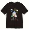Korean Style T-shirt Short-sleeved Funny I Want To Go Home Quote  Crew Neck Tee Cute Minimalist Casual Streetwear Top for Women