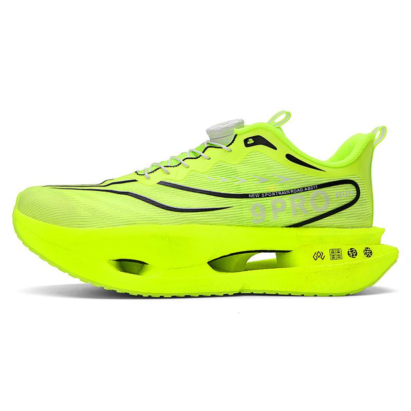 

Summer breathable jaka light and comfortable sports shoes rotating buckle casual shoes popcorn carbon plate hollow running shoes 44