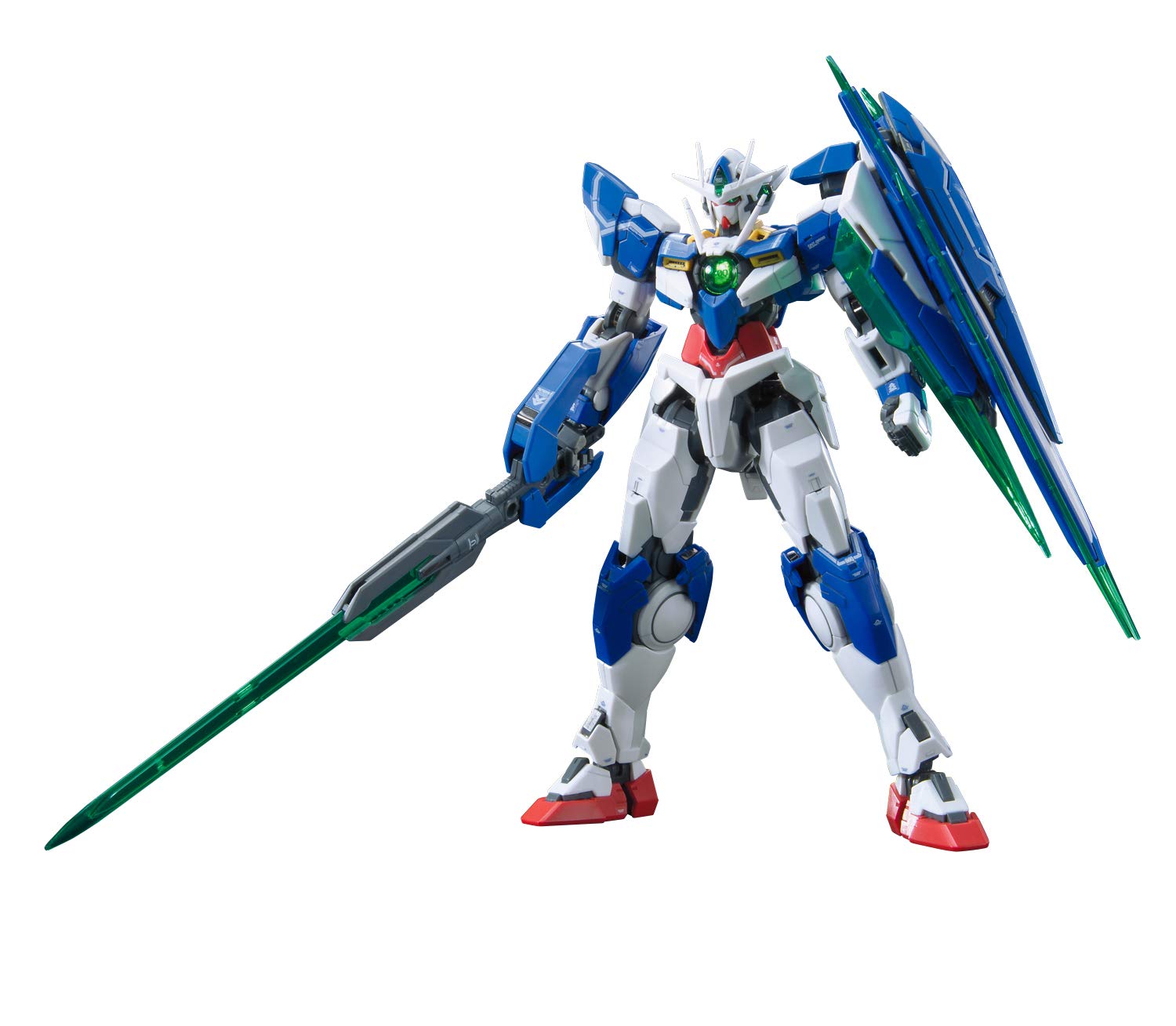 

BANDAI SPIRITS RG Мобильный доспех Гандам 00 Фильм Пробуждение Двойного О Кванта Масштаб Пластиковая модель -Проводник- GNT-0000 1/144 Предварительно окрашенная синий