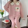 Air Cotton Layered Maternity Pajamas for Autumn/Winter - Breastfeeding & Postpartum Homewear