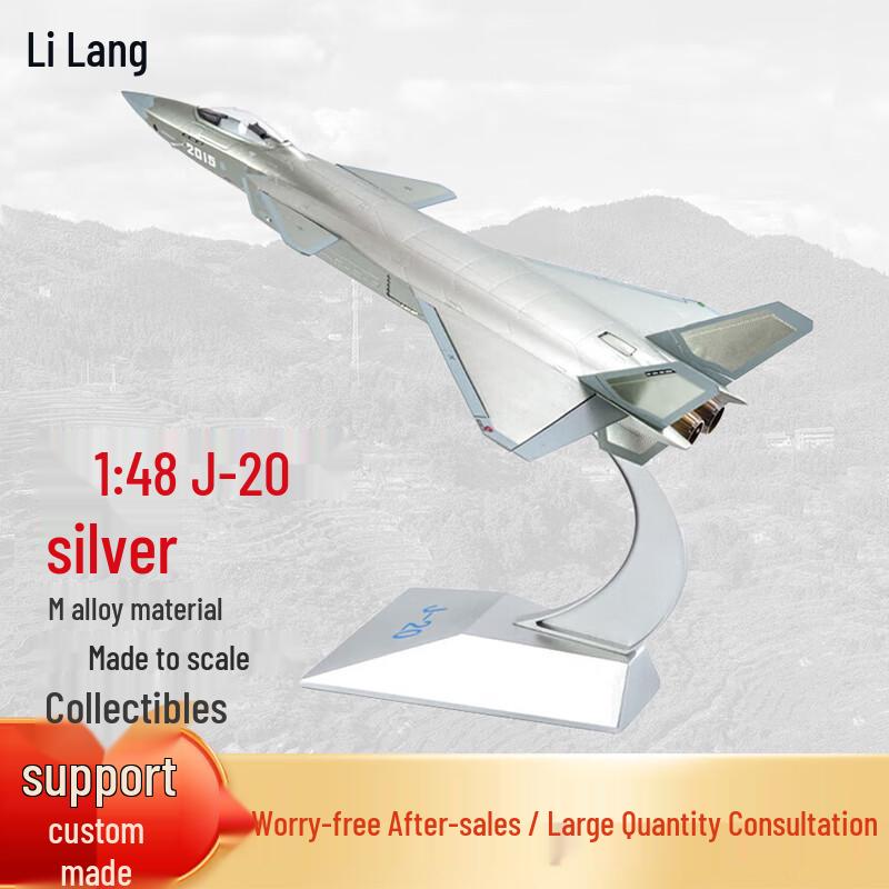 1:48 J-20 Retirement Commemorative Fighter Jet Model