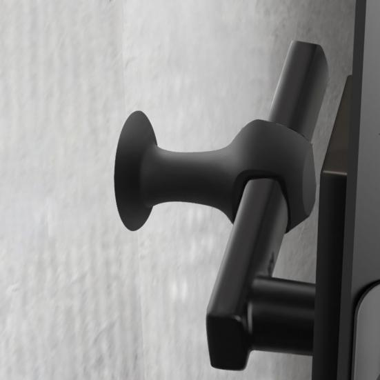 Silicone Door Stopper Wall Protector Home Office Door Handle Stops Shock Absorbing Noise Reduction Anti-collision Door Wall Bumper
