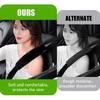 2 PCS Car Seat Belt Cover, Soft Auto Seatbelt Protector For A More Comfortable Driving, Warm Plush Seatbelt Shoulder Neck Pad Cushion Fit For All