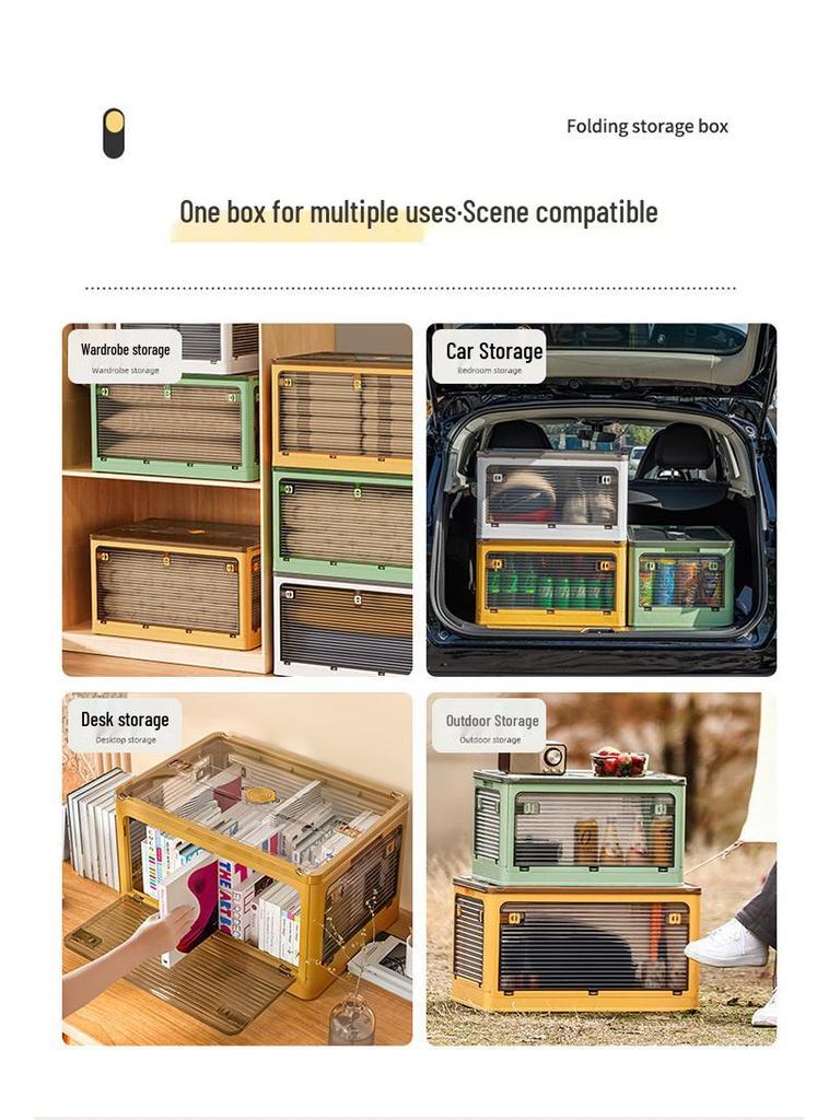 Transparenter Faltbarer Kleiderschrank-Organizer: Kleider- & Quilt-Aufbewahrungsbox