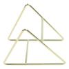 Silver Coaster Holder Space-saving Stand Rack Dish Triangle Coasters