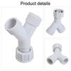 Y Splitter Joiner Dishwasher Double Inlet Junction Split