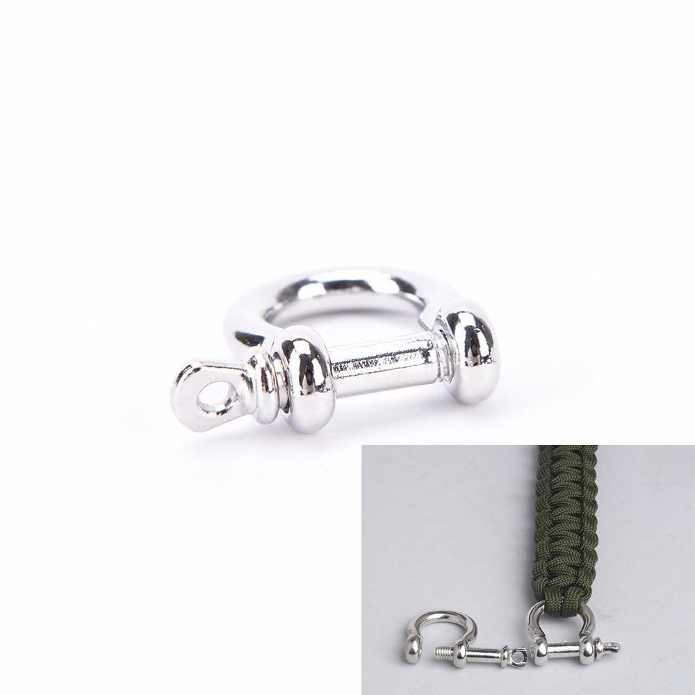 Pin Survival Rope Paracords Bracelet Buckles O-Shaped Shackle Buckle Paracord Bracelets accessories