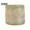 Premium Mesh Ribbon for Ornament Making 2.5" x 2.2 Yards Gold Sheer Christmas Tree Decoration and Decorative Crafts Gift Wrapping, Translucent Fabric