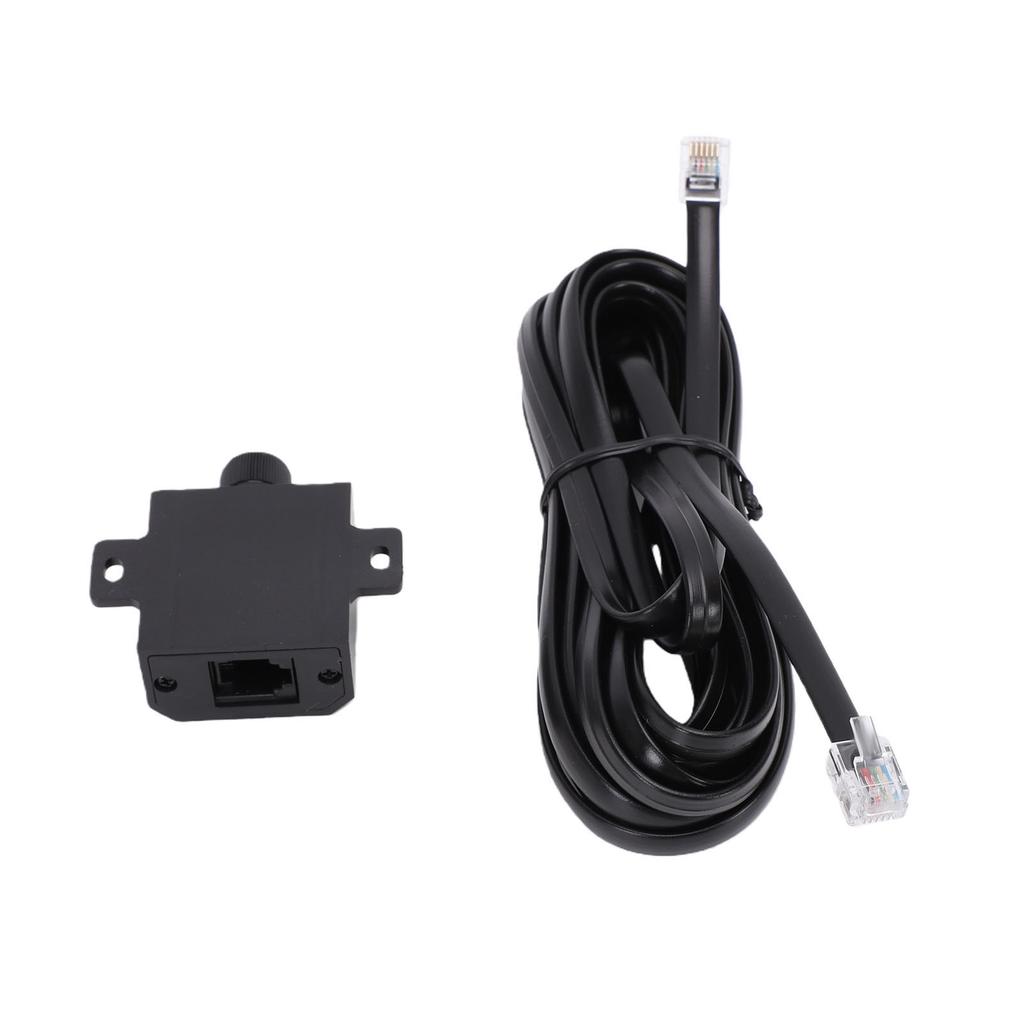 Car Bass Control Knob 6 Pin Universal Subwoofer Volume Knob with 5m Cable for Car Motorcycle Speaker Home Theater