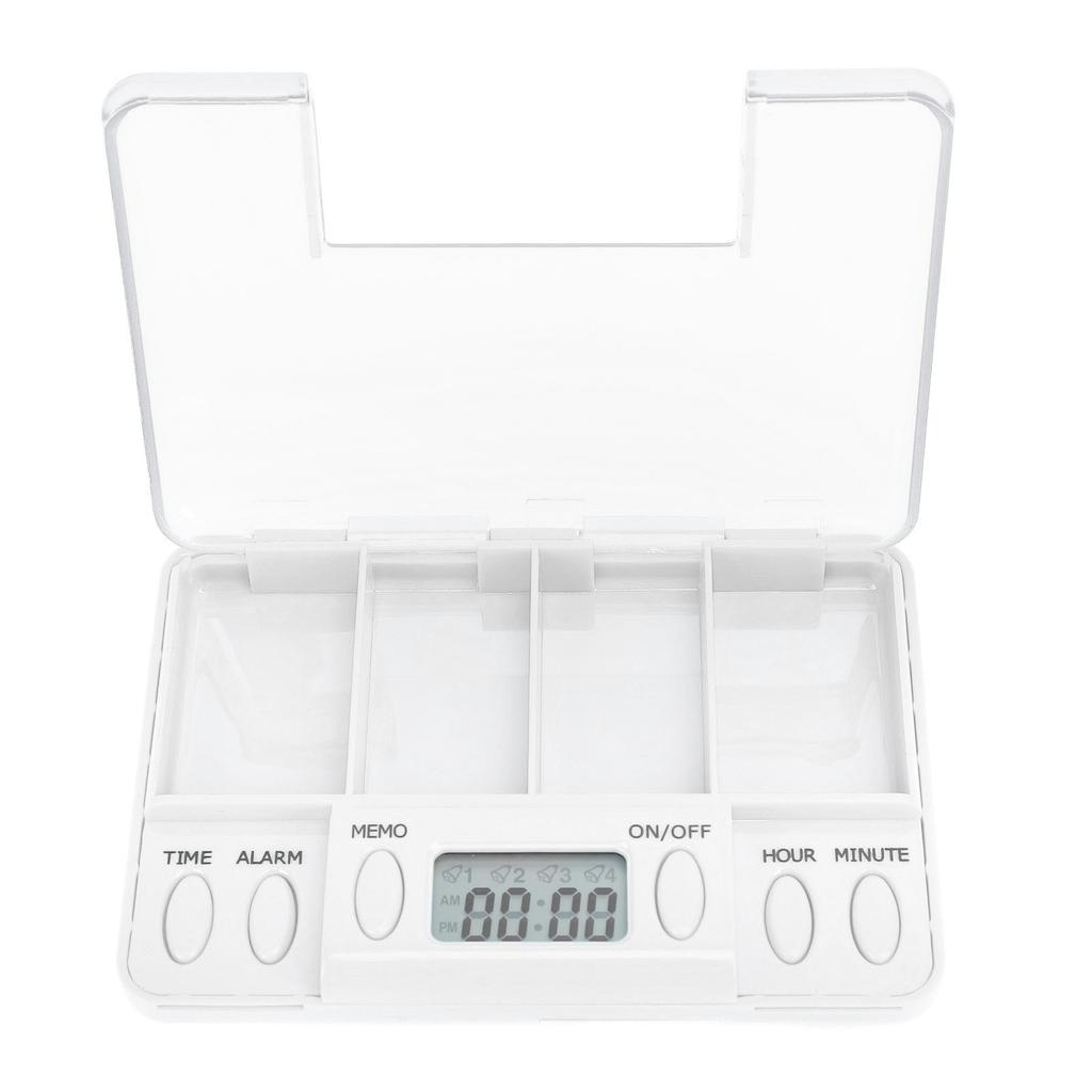 Portable Smart Medication Reminder Box Electronic Medicine Dispenser Digital Medicine Storage Case with Multiple