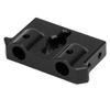 RC Front Bumper Mount Replacement for Redcat Ascent 18 1 18 Scale RC Aluminum Front Bumper Connector Black