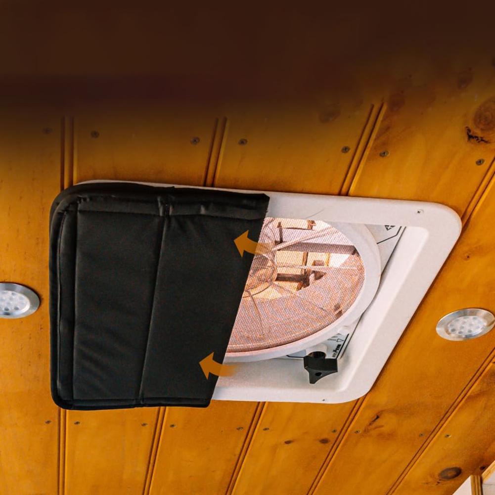 Insulated Fan Cover Roof Ventilation Cover Camping Compact Storage Complete Light Protection First-class Insulation