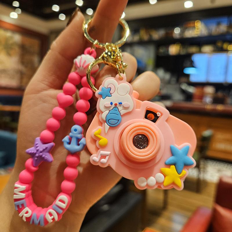 Reise zum Sternenhimmel Hase Astronaut Schlüsselanhänger Kreativer Auto-Schlüsselanhänger Anhänger Paar Geschenk Puppe Taschenanhänger