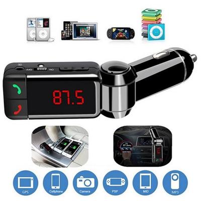 Zestaw samochodowy Bluetooth Transmiter FM Odtwarzacz MP3 aux głośnomówiący Wyświetlacz LED Przenośny Podwójna ładowarka USB Transmiter FM