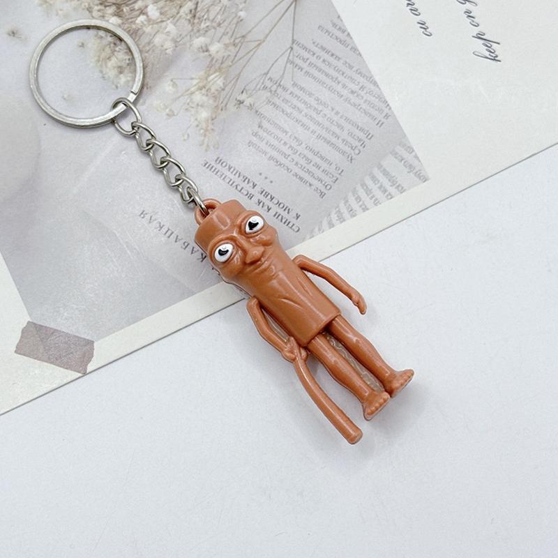 Tralalero Tralala Key Chain Anime Tungtung Sahur Brainrot Car Keys Ring Action Figures Toys Keychains Bags Pendant Decor Gift