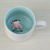 3D Animal Coffee Mug with Cute Cow Inside, Funny Cartoon Figurine Milk Tea Cup, Christmas Birthday C
