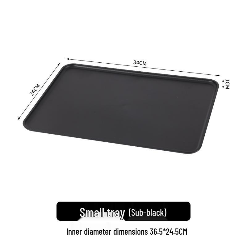 

Hotel Room Kettle Tray and Tea Box - Versatile Storage for Guest Rooms, Washbasins, or Restaurants. -