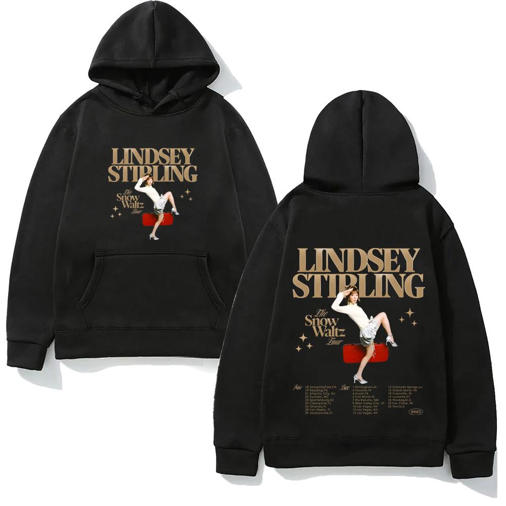 

Lindsey Stirling tour2025NEW Hoodie The Snow Waltz Tour Long-sleeved Simplicity Clothes Moletom Men/women Comfortable Pullover 3XL
