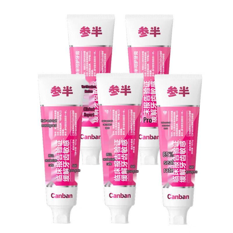 

Canban Anti-Sensitive Toothpaste with Guaiac Wood Flavor (5-Pack)