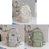 Sweet Butterfly Pattern Student Backpack With Padded Shoulder Straps For Education