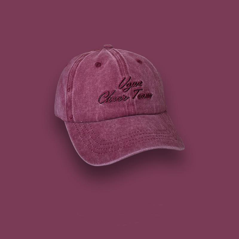 Washed peaked cap children spring and summer new versatile street sunscreen cap baseball cap