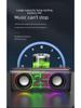 V8 Transparent Mecha Mini Bluetooth Speaker with Subwoofer