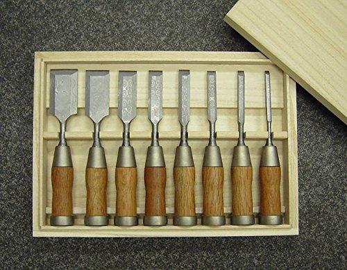 KAKURI Wood Chisels, Set of 8