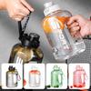 2.5L Large Capacity Water Bottle,Leakproof,Heat-Resistant Perfect for Gym, Hiking, Camping,Travel for Men & Women Fitness Bottle