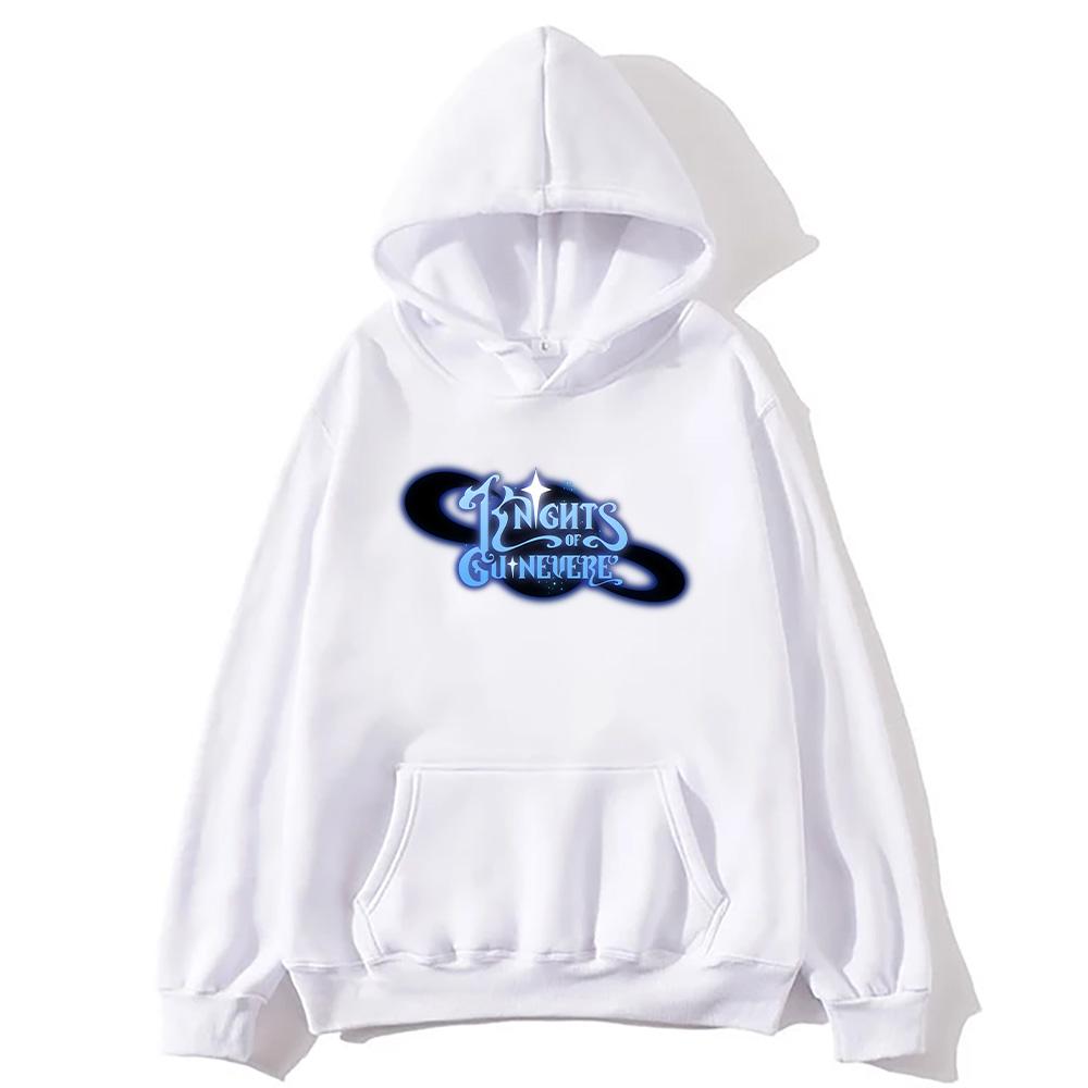 Casual Hoodies Knights of Guinevere Thriller Cartoon Print Clothes Long Sleeve Loose Women Men Outerwear Coat Top Streetwear