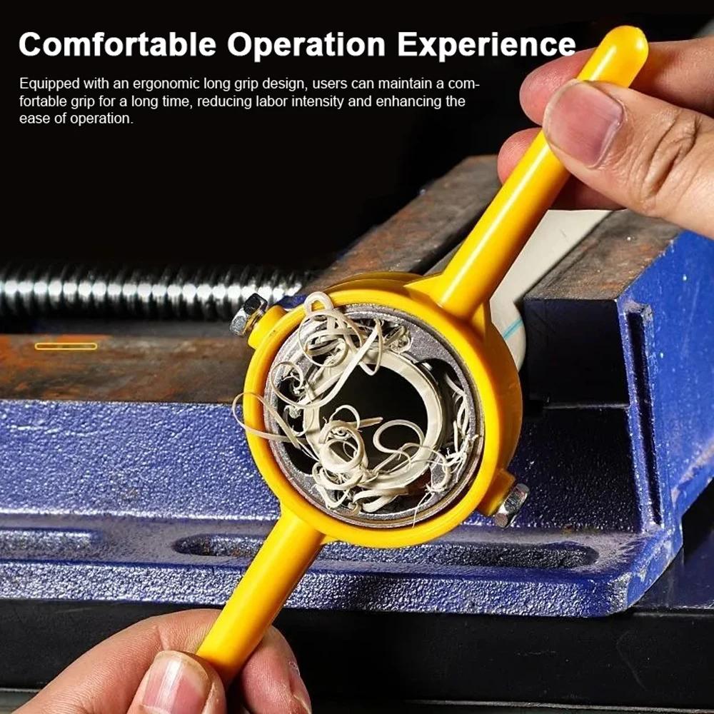 Multifunctional Plastics Water Pipes Threading Die Imperial Manual Tap Screw Dies Set PVC NPT 60° Conical Tube Thread Die Kit