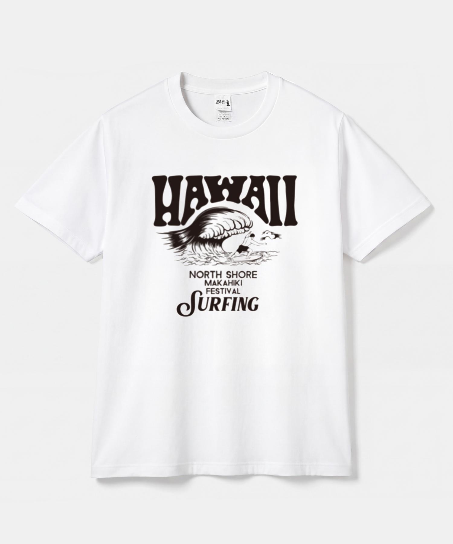 Gildan Gildan X American Collection Hawaii T-Shirt White/L