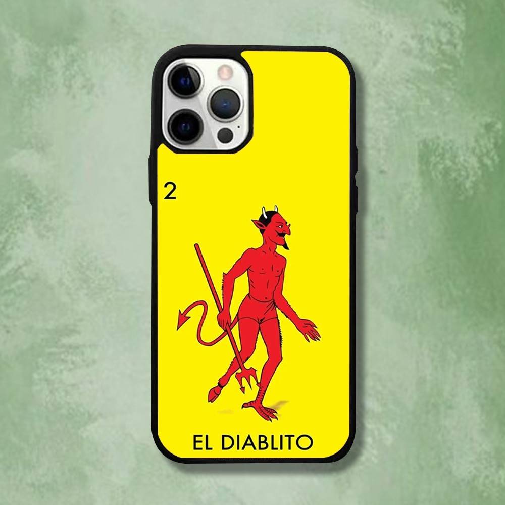 

Mexican Bingo Loterias Phone Case For iPhone 17,16,15,14,13,12,11,Pro,Max,Plus,Mini,SE4,E Magnetic Magsafe Wireless Charging iPhone16plus