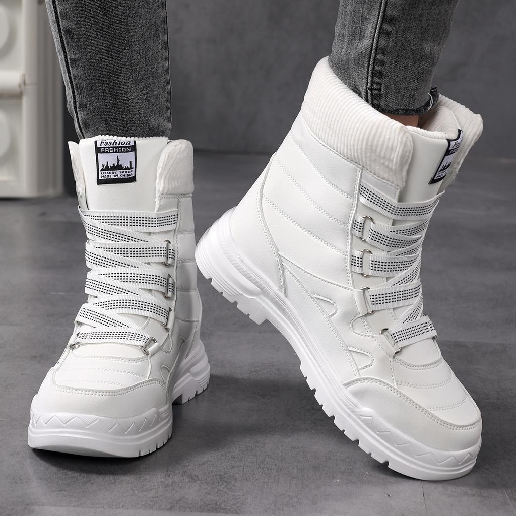 MCTIN Bot Kadın Kışlık Ayakkabı Kalın Sıcak Dış Mekan Ayakkabısı Erkek Kadın Bot Peluş Platform Yüksek Kalite