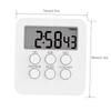 Digital Timer Clock Magnetic Cooking Countdown Alarm 24 Hours with LCD Screen Mode for Studying Sports Classroom Library