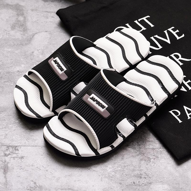 Extra Large Size 49 Slippers Men's Summer Outer Wear Trendy Men's Thick Bottom Non-slip Outdoor Internet Celebrities Step On Shit Cool Slippers Men