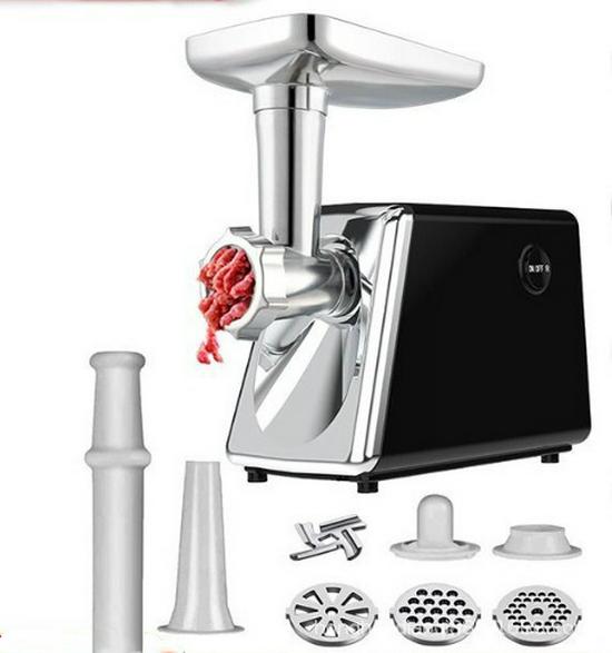 Meat Grinder & Sausage Stuffer - 220V/110V, UK/Europe Standard, with Vegetable Cutter