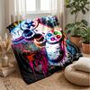 Neon Gamepad Graffiti Theme Blanket Lightweight Warm Flannel Blanket Decorative Throw Blanket for Home Decoration
