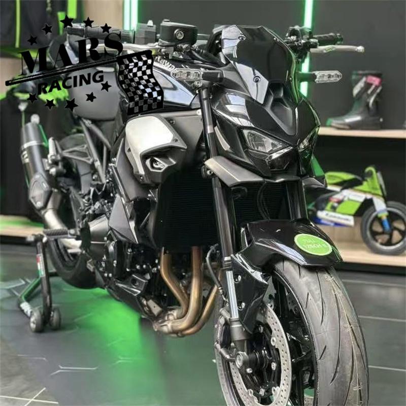 Passend für Kawasaki Z-900 Z900 z900 2025 2026 Motorrad Sport Abtrieb Naked Frontspoiler Aerodynamischer Flügel Deflektor Winglet