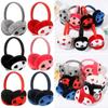 Fashion Cartoon Embroidered Headband Cover Ears Plush Children Earmuffs