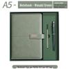 Personalized A5 Notebook Gift Set: Premium Business Diary with Logo Printing for New Year Corporate Gifting.