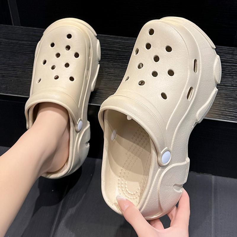 Stoere Platform Klomp Sandalen Dames Zomer Zacht Dikke Bodem Strand Tuin Schoenen Vrouw Slippers Antislip EVA Sleehak Slippers