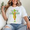 Funny Grinch Christmas Design: "Resting Grinch Face" PNG SVG