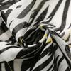 Women Scarf Zebra-Stripe Summer Beach Shawl Bohemia Cotton Linen Feeling Tassel Pashmina Muslim Hijab Wrap Viscose Scarf Luxury