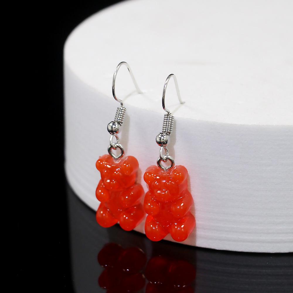 Colorful Jelly Bear Earrings: Versatile, Creative, and Cute Accessories