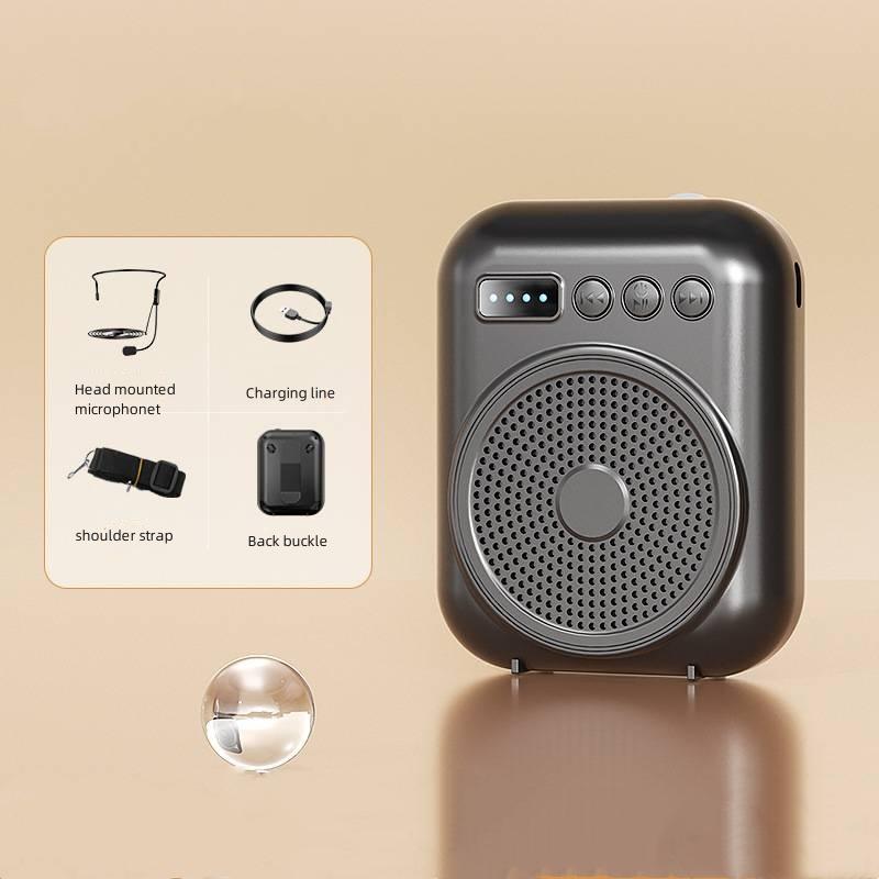 Portable Voice Amplifier Megaphone Mini Audio Speaker With Microphone Rechargeable Ultralight Loudspeaker for Teachers Teaching