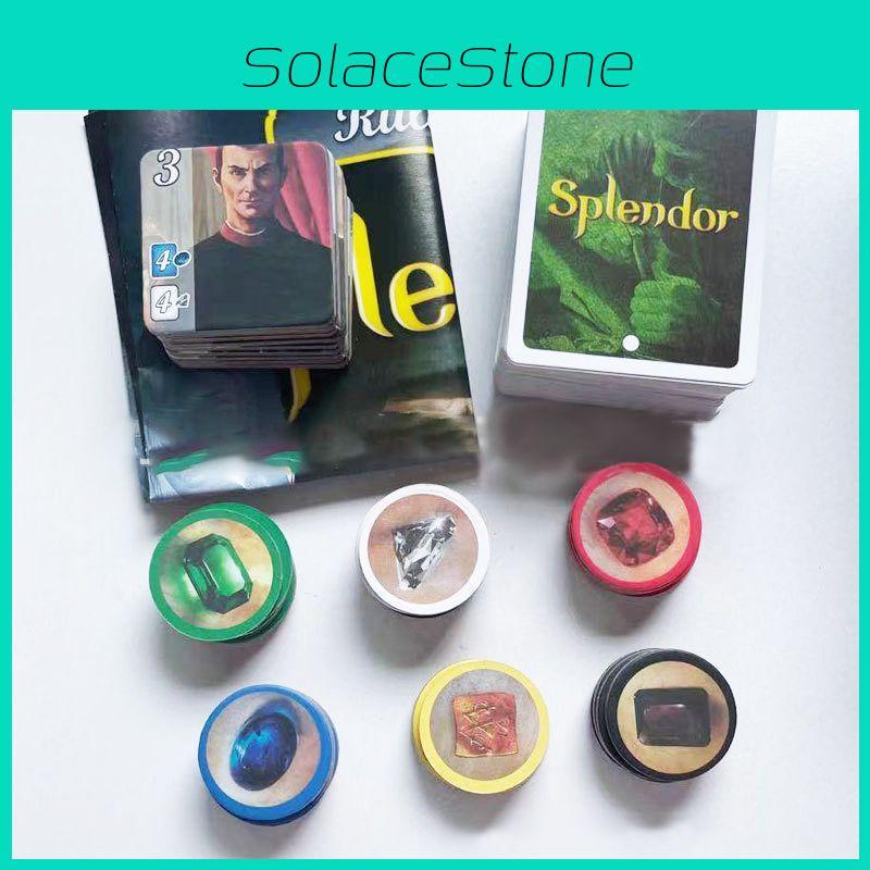 Splendor Brettspiel Vollständig Englisch Mini-Version Elegant Party Familie Spielkarten